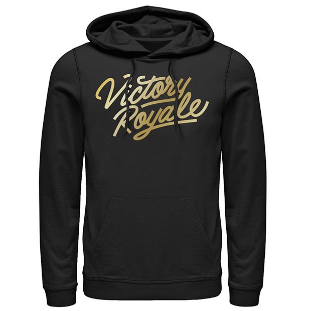 Men s Fortnite Victory Royale Golden Logo Hoodie