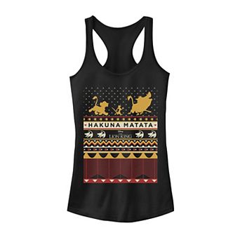 Juniors' Disney's The Lion King Hakuna Matata Graphic Tank Top