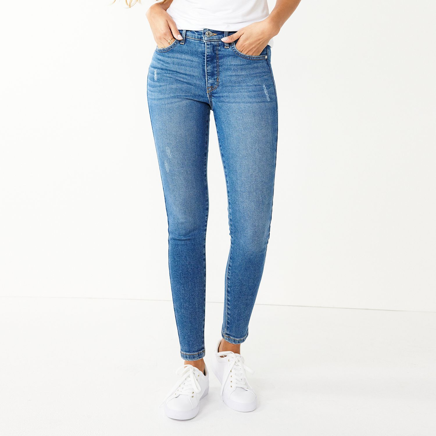 ladies petite skinny jeans