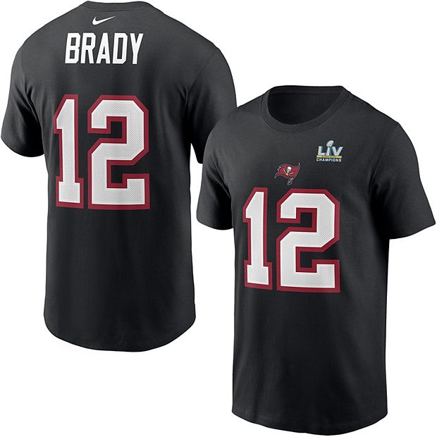 Nike TAMPA BAY BUCCANEERS Super Bowl LV Champions (2XL) T-Shirt TOM BRADY