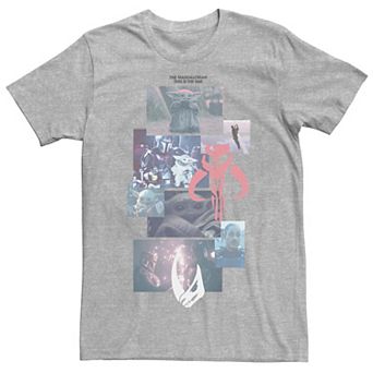 Men's Star Wars: The Mandalorian Portrait Stack Tee