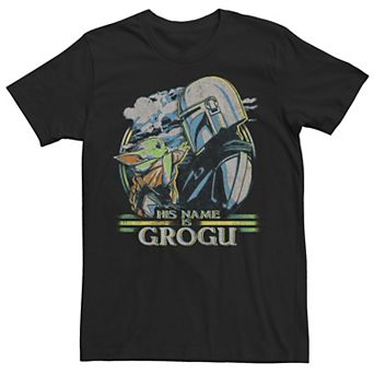 Men's Star Wars: The Mandalorian & The Child His Name Is Grogu Tee