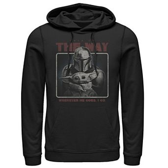 Men's Star Wars: The Mandalorian The Child Wherever He Goes I Go Hoodie