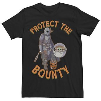 Men's Star Wars: The Mandalorian Halloween Protect The Bounty Tee
