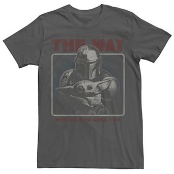Men's Star Wars: The Mandalorian The Child Wherever He Goes I Go Tee