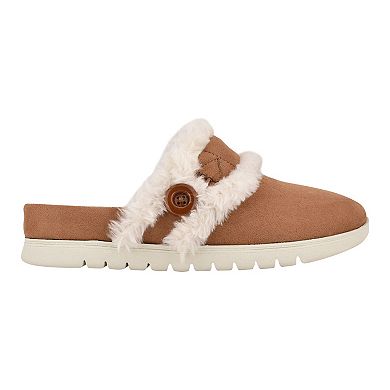 Easy Spirit Season Women's Faux-Fur Slippers