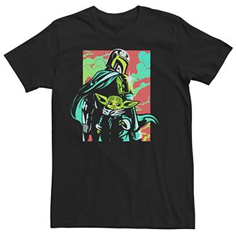 Men's Star Wars: The Mandalorian & The Child Neon Tee