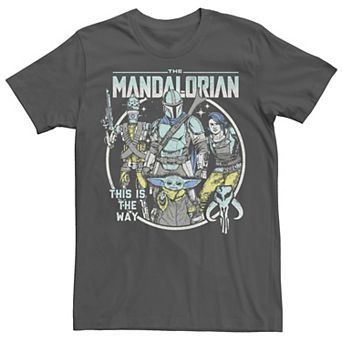 Men's Star Wars: The Mandalorian Crew Pop Art Tee