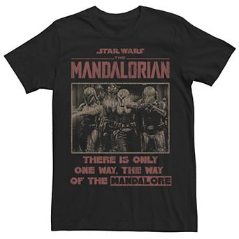 Men's Star Wars: The Mandalorian Group Shot The Only Way Mandalore Tee