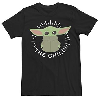 Men's Star War The Child Cartoon Pocket Tee