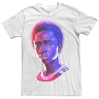 Men's Stranger Things Lucas Rose Tone Portrait Tee