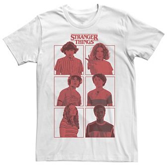 Men's Stranger Things Group Shot Red Box Up Tee