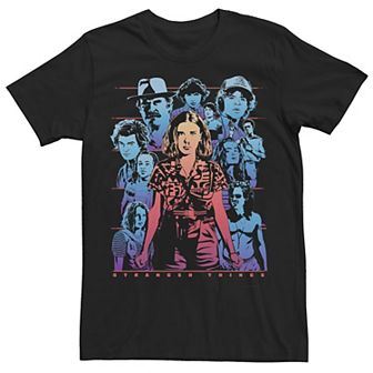 Men's Stranger Things Group Shot Populous Gazing Tee