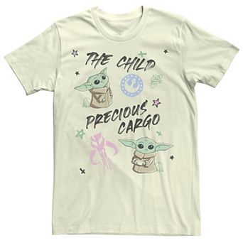 Men's Star Wars: The Mandalorian The Child Precious Cargo Sketch Tee