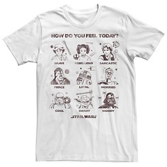 Men's Star Wars Feelings Group Poster Tee
