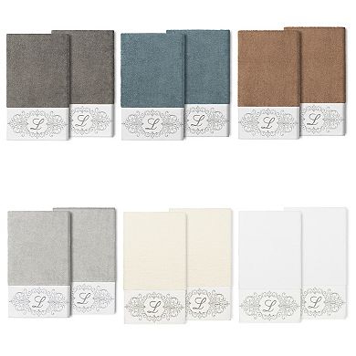 Linum Home Textiles Turkish Cotton Monica 2-packEmbellished Bath Towel Set