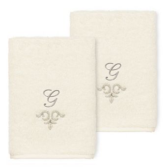 Linum Home Textiles Turkish Cotton Monica Embellished Washcloth Set