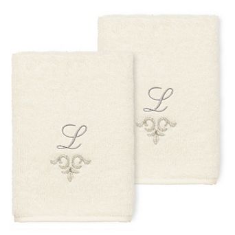 Linum Home Textiles Turkish Cotton Monica Embellished Washcloth Set