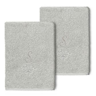 Linum Home Textiles Turkish Cotton Monica 2 pc Embellished Washcloth Set