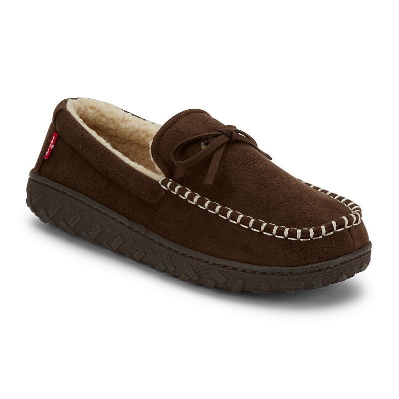 UPC 889170000696 product image for Levi's Kameron Men's Moccasin Slippers, Size: XXL (13), Brown | upcitemdb.com