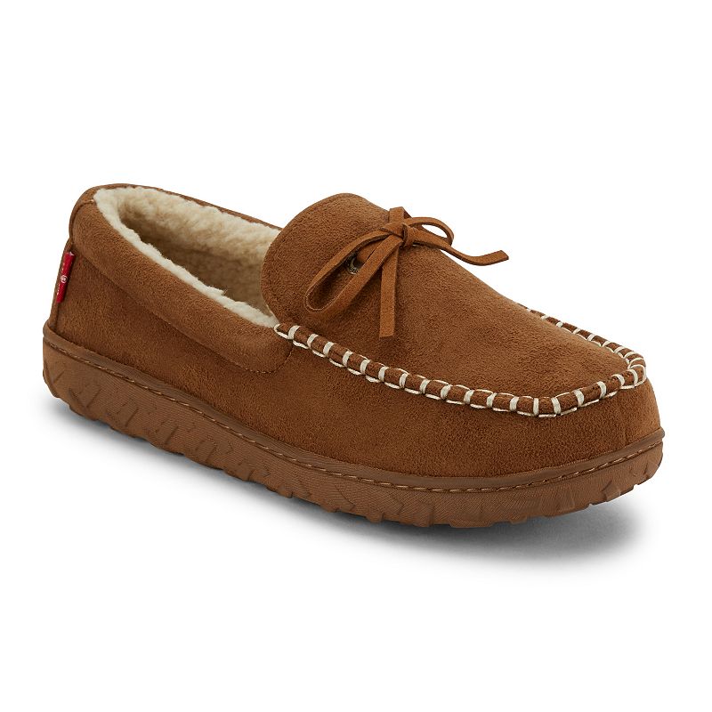 UPC 889170000627 product image for Levi's Kameron Men's Moccasin Slippers, Size: Large 9.5/10.5, Lt Brown | upcitemdb.com