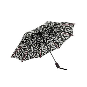 ShedRain Vortex Vented Auto Open & Close Compact Rainbow Dot Umbrella