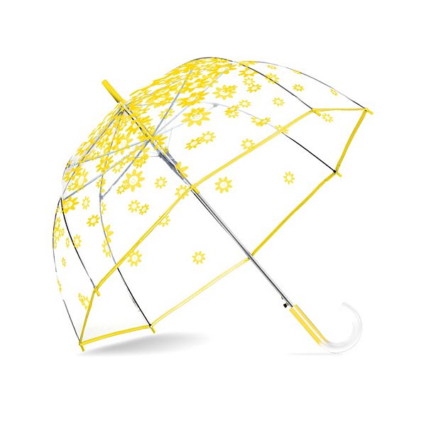 ShedRain Auto Open Bubble Stick Umbrella - Smiley Flower