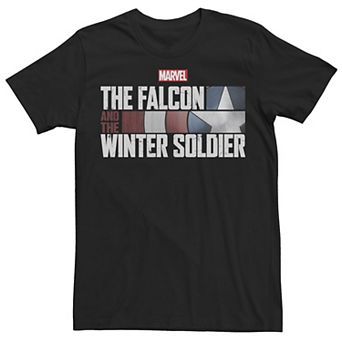 Big & Tall Marvel The Falcon And The Winter Soldier Shield Logo Tee