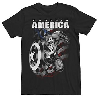 Big & Tall Marvel Captain America Avengers Patriot Tee