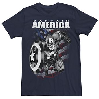 Big & Tall Marvel Captain America Avengers Patriot Tee