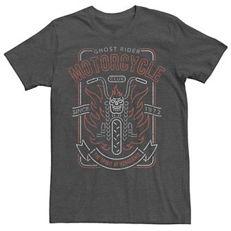 Big & Tall Marvel Ghost Rider Motorcycle Club Since 1972 Tee