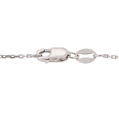 PearLustre by Imperial Sterling Silver Pink Freshwater Cultured Pearl Leaf Pendant Necklace
