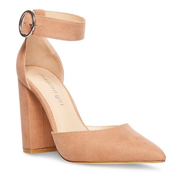 madden girl Saaxon Women's Ankle Strap Heels