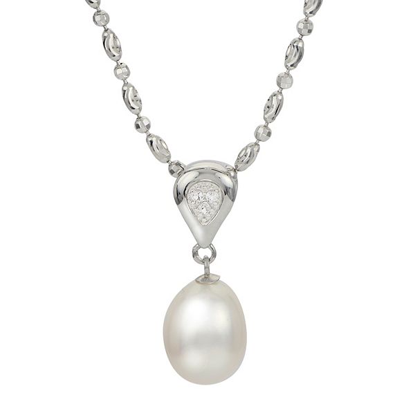 PearLustre by Imperial Sterling Silver Freshwater Cultured Pearl ...