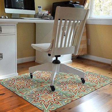 Bungalow Flooring Aragana Star 9 to 5 Desk Chair Mat - 35'' x 47''