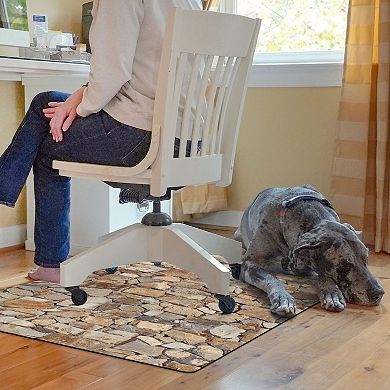 Bungalow Flooring Casterly Rock 9 to 5 Desk Chair Mat - 35'' x 47''
