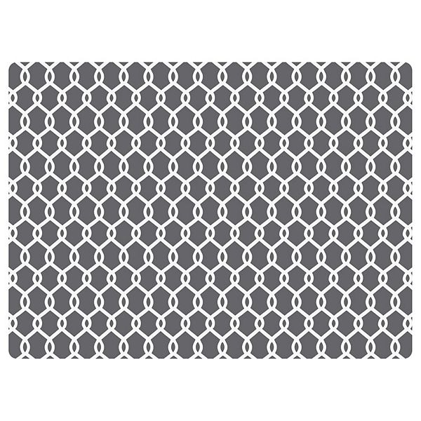 Bungalow Flooring Chain Link 9 to 5 Desk Chair Mat 35'' x 47''