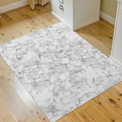 Bungalow Flooring Classic Marble 9 to 5 Desk Chair Mat - 35'' x 47''