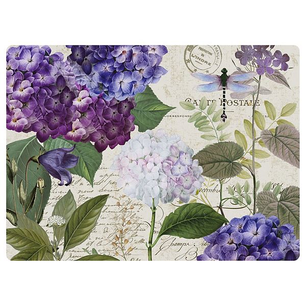 Bungalow Flooring Hydrangeas 9 to 5 Desk Chair Mat - 35'' x 47''