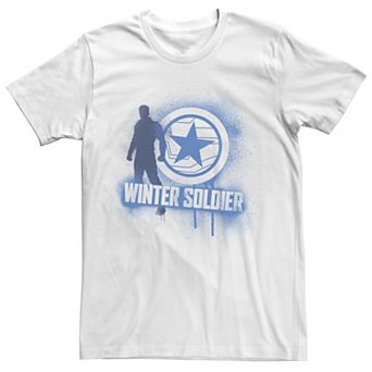 Big & Tall Marvel The Falcon And The Winter Soldier Spray Paint Tee