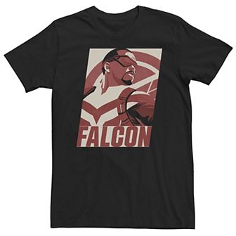 Big & Tall Marvel The Falcon And The Winter Soldier Falcon Poster Tee