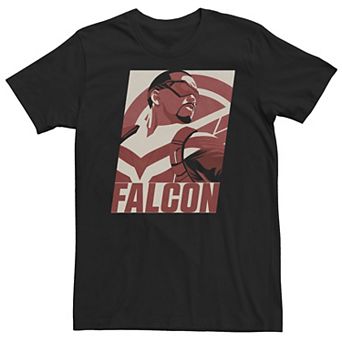 Big & Tall Marvel The Falcon And The Winter Soldier Falcon Poster Tee