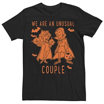 Big & Tall Marvel WandaVision Halloween "We Are An Unusual Couple" Portrait Tee
