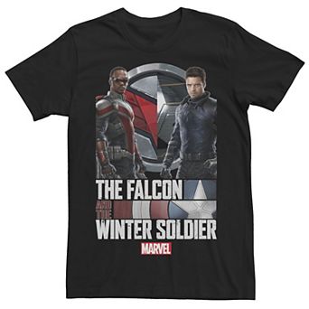 Big & Tall Marvel The Falcon And The Winter Soldier Poster Tee