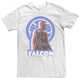 Big & Tall Marvel The Falcon And The Winter Soldier Falcon Retro Tee