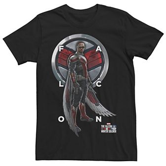 Big & Tall Marvel The Falcon And The Winter Soldier Falcon Shield Tee