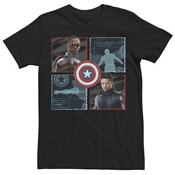 Big & Tall Marvel The Falcon And The Winter Soldier Box Up Tee