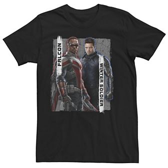 Big & Tall Marvel The Falcon & The Winter Soldier New Team Poster Tee