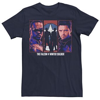 Big & Tall Marvel The Falcon And The Winter Soldier Panels Tee