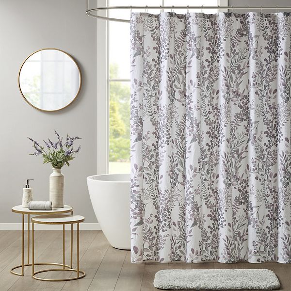 Madison Park Felicity Printed Shower Curtain